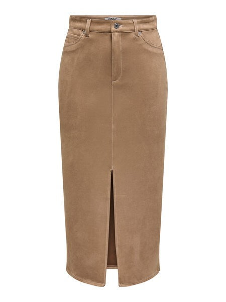 Falda suede de Only