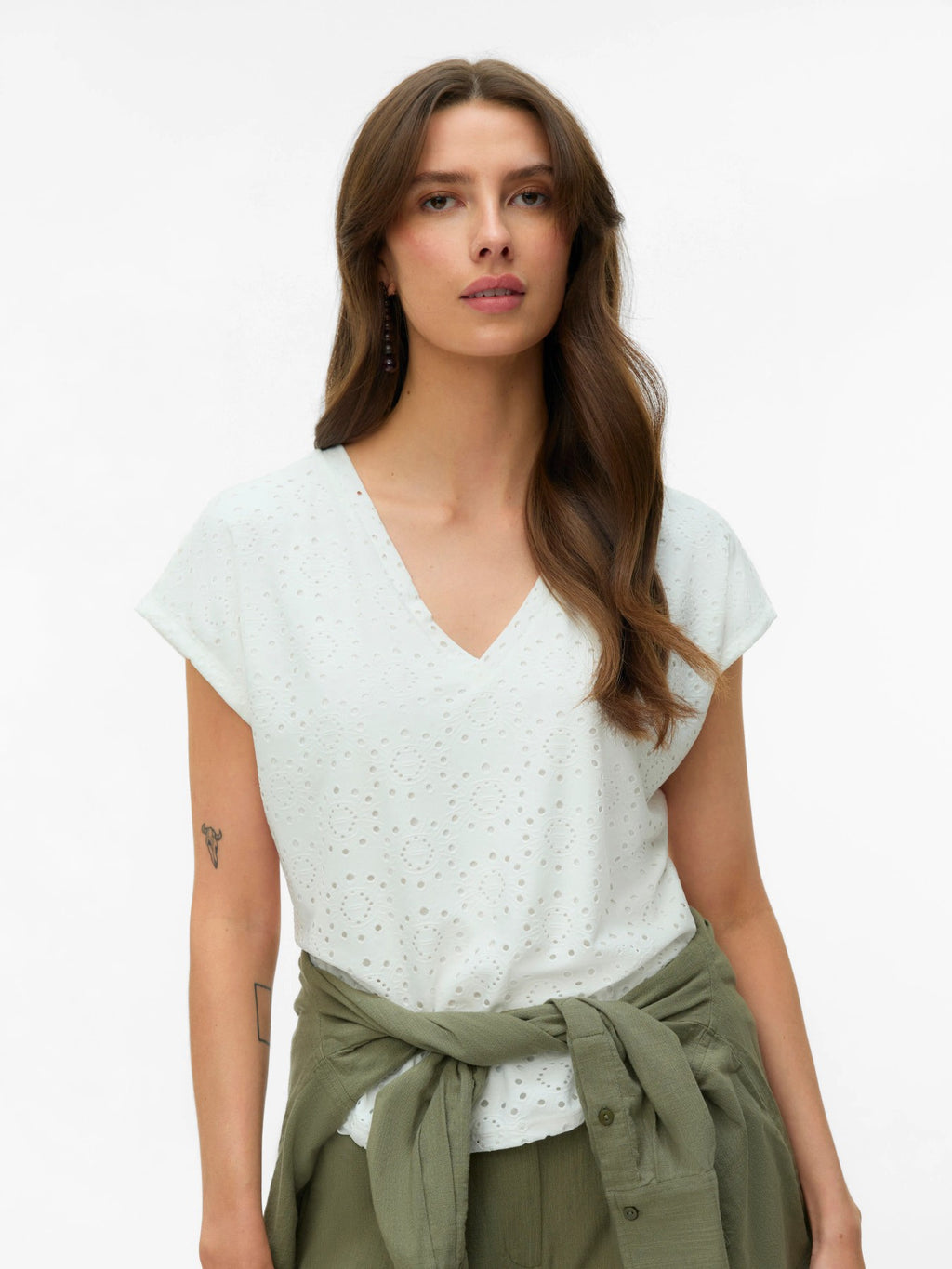 Top perforado de Vero Moda