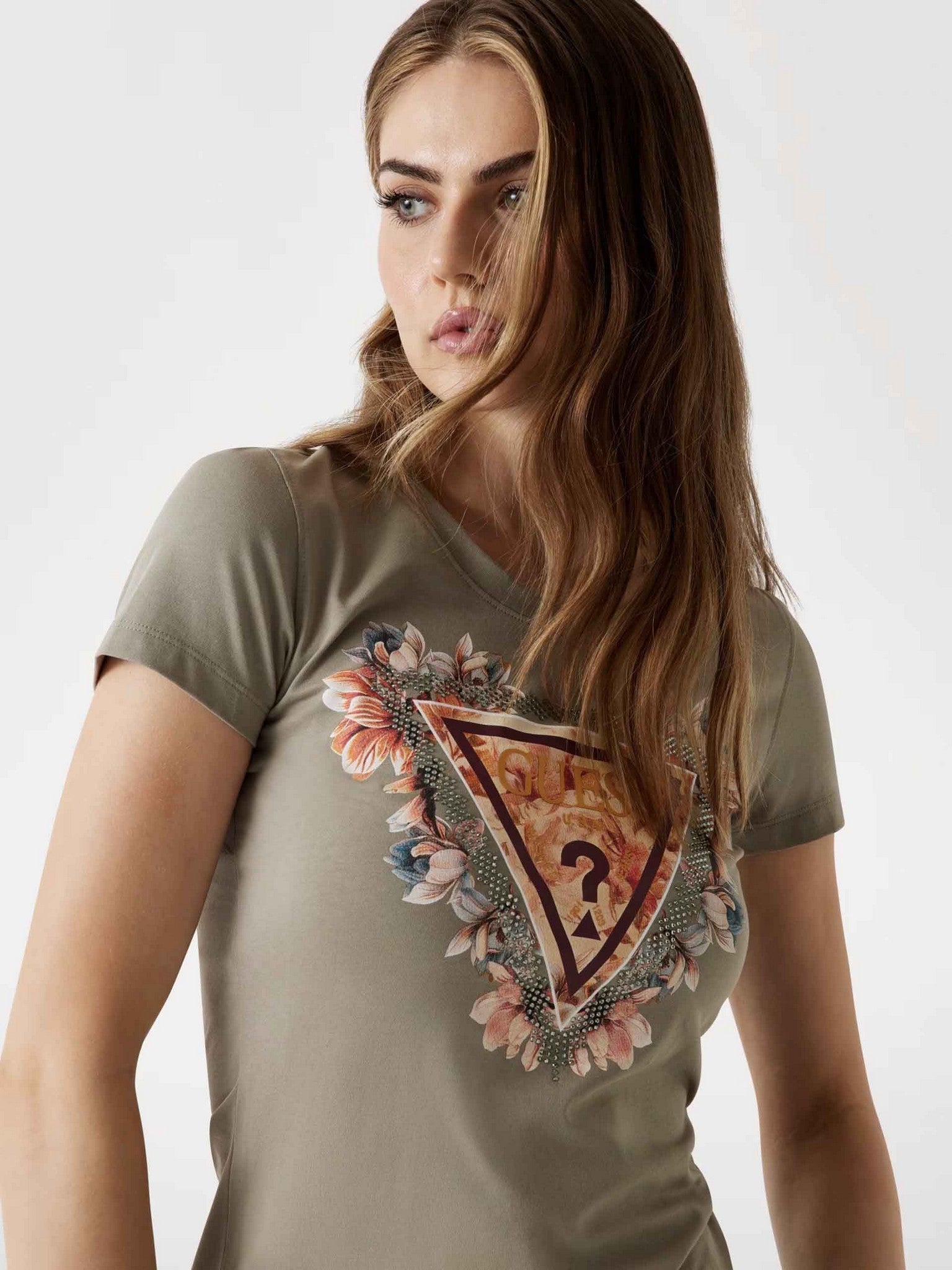 Camiseta pedreria de Guess