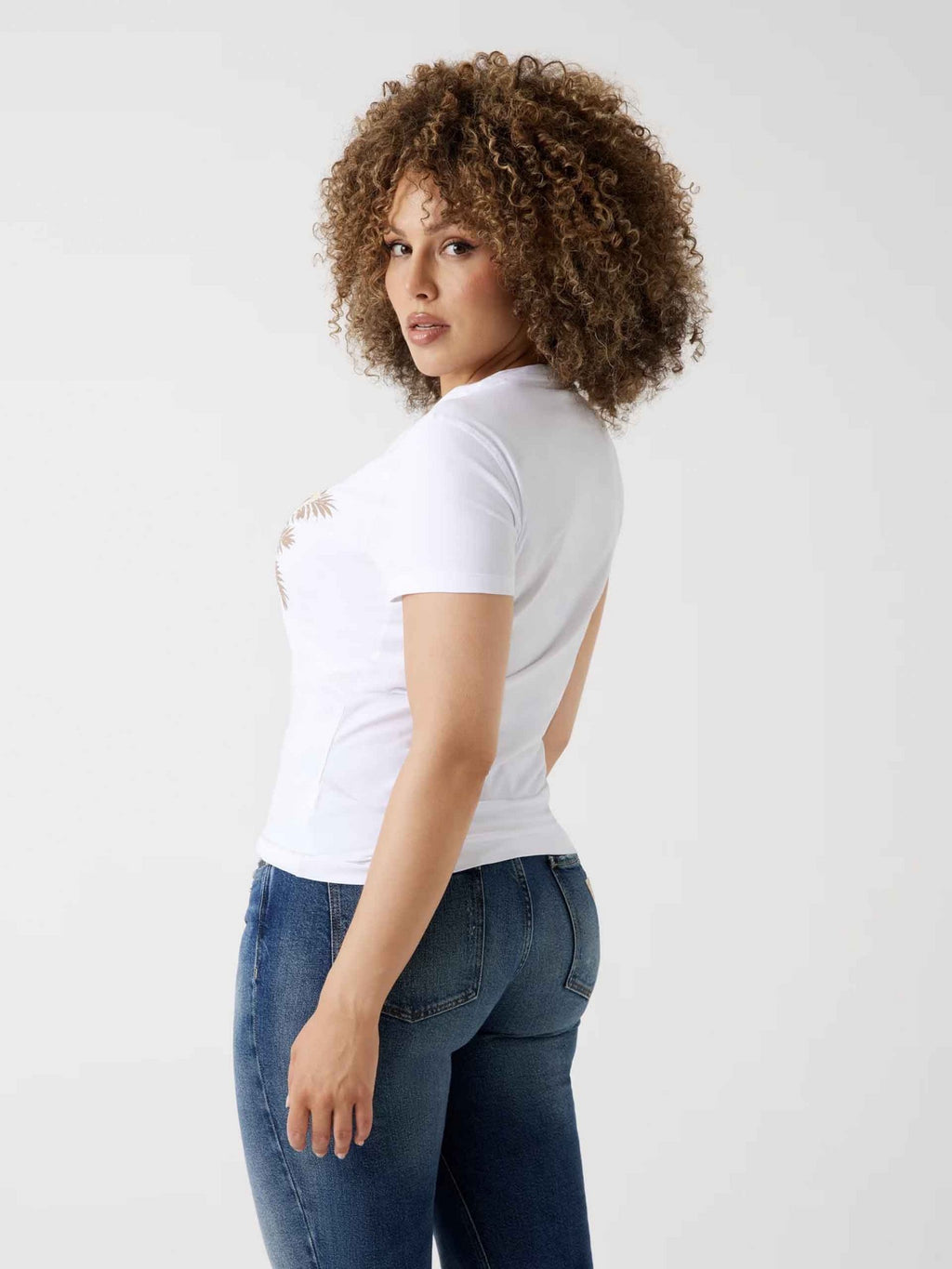 Camiseta pedreria de Guess