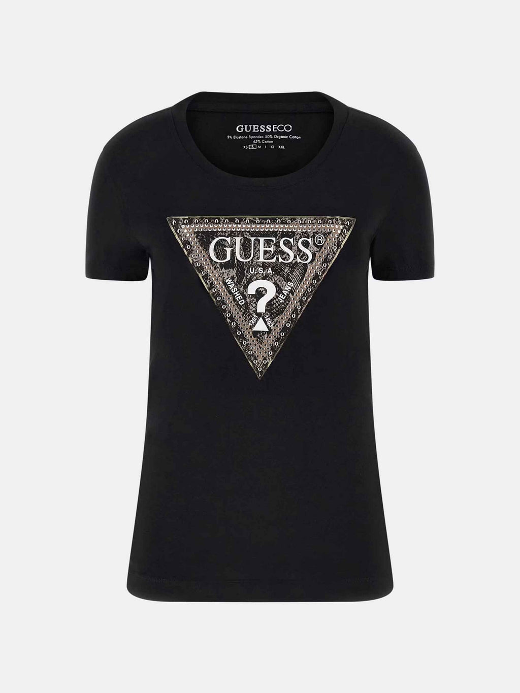 Camiseta con pedreria de Guess