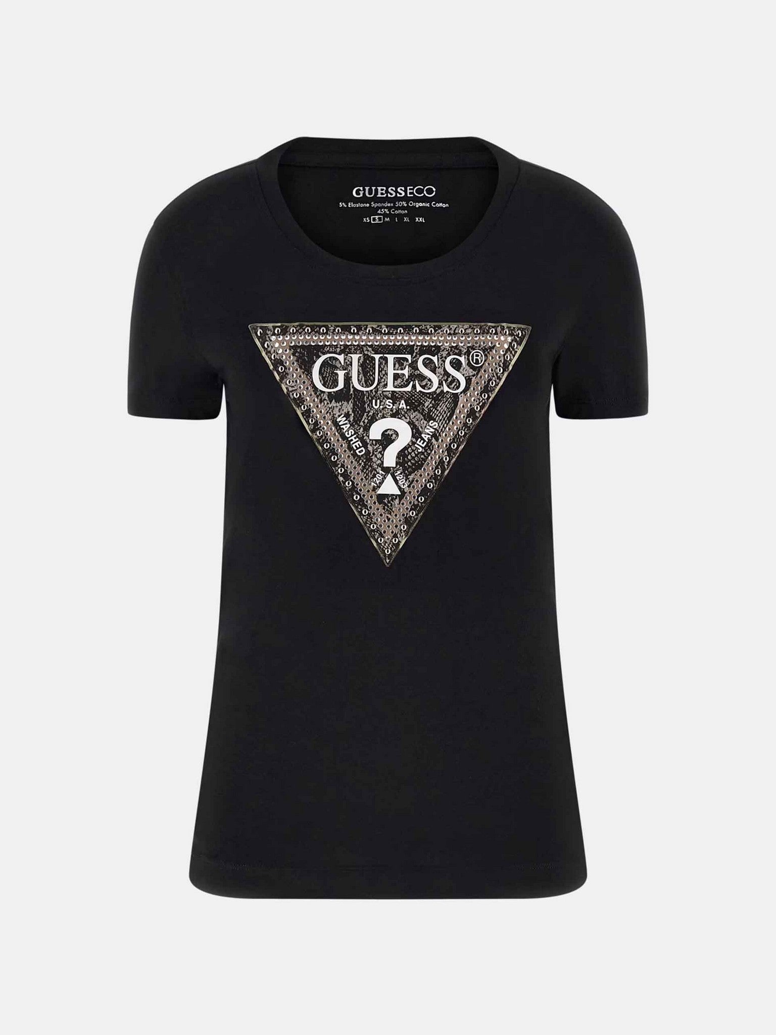Camiseta con pedreria de Guess