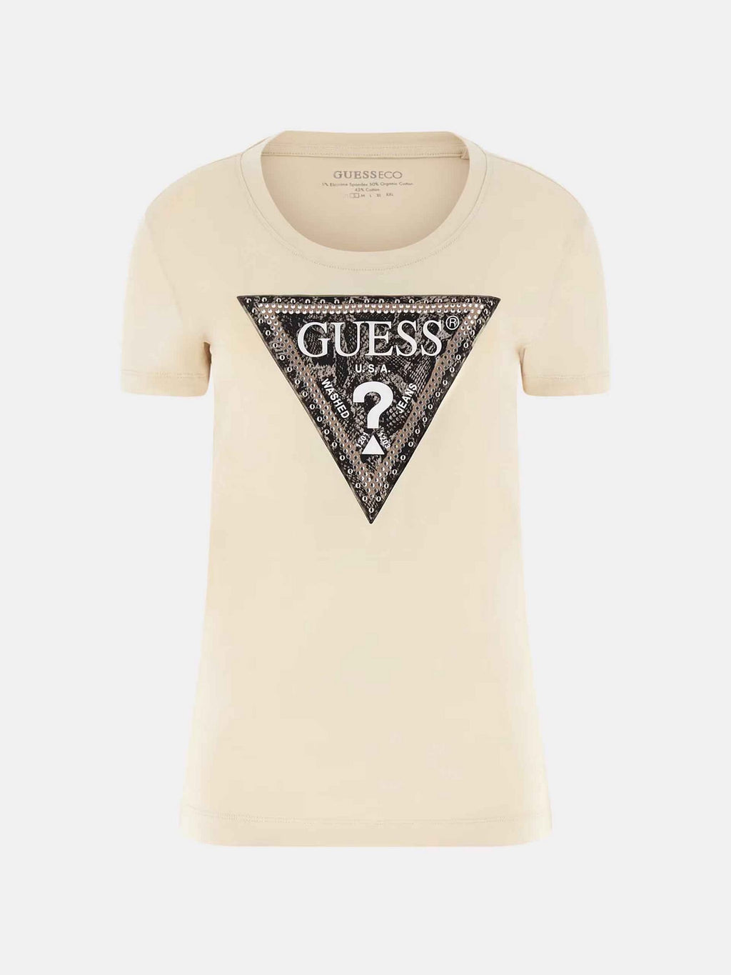 Camiseta con pedreria de Guess