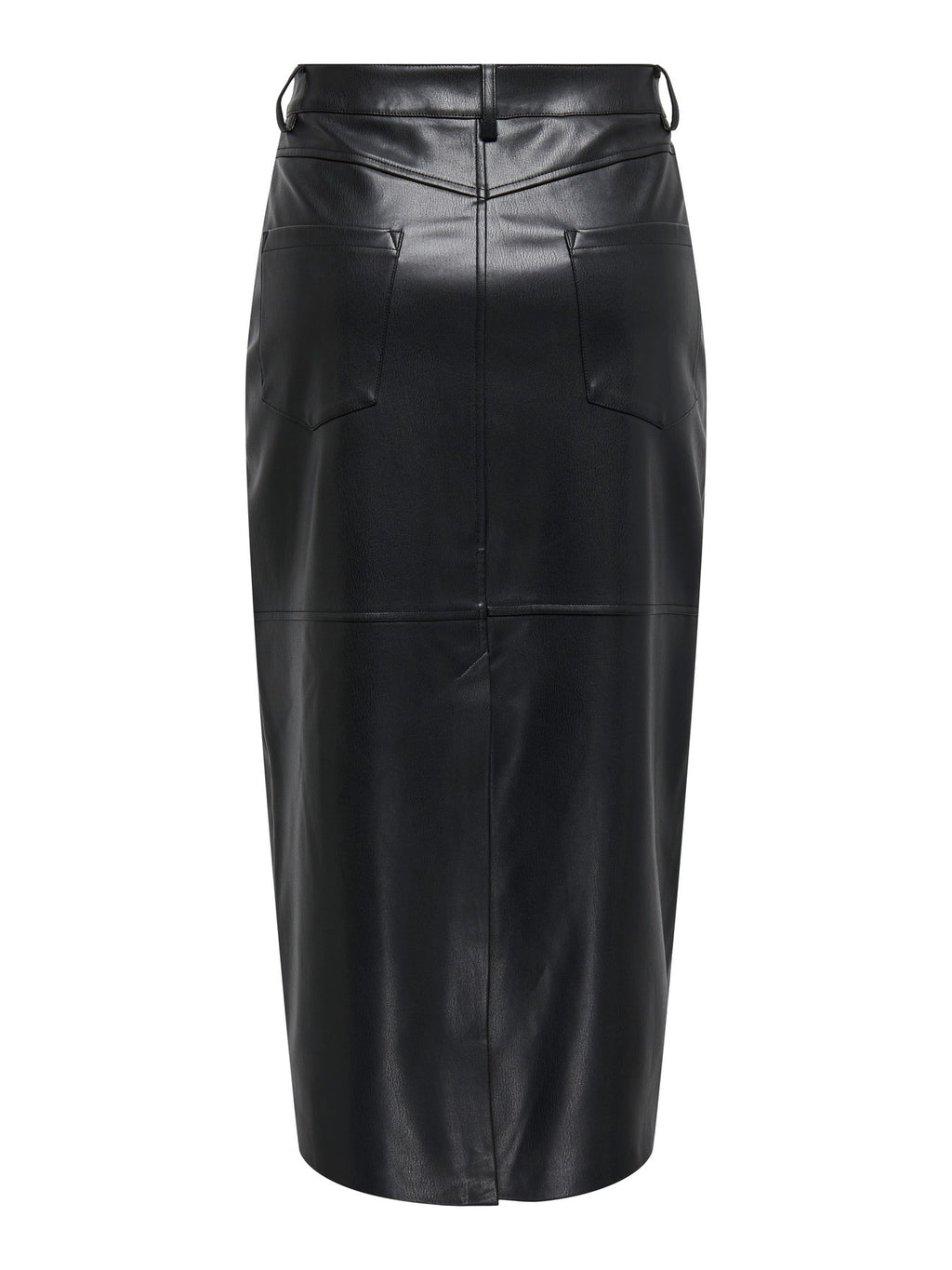 Falda polipiel 3/4 de Only