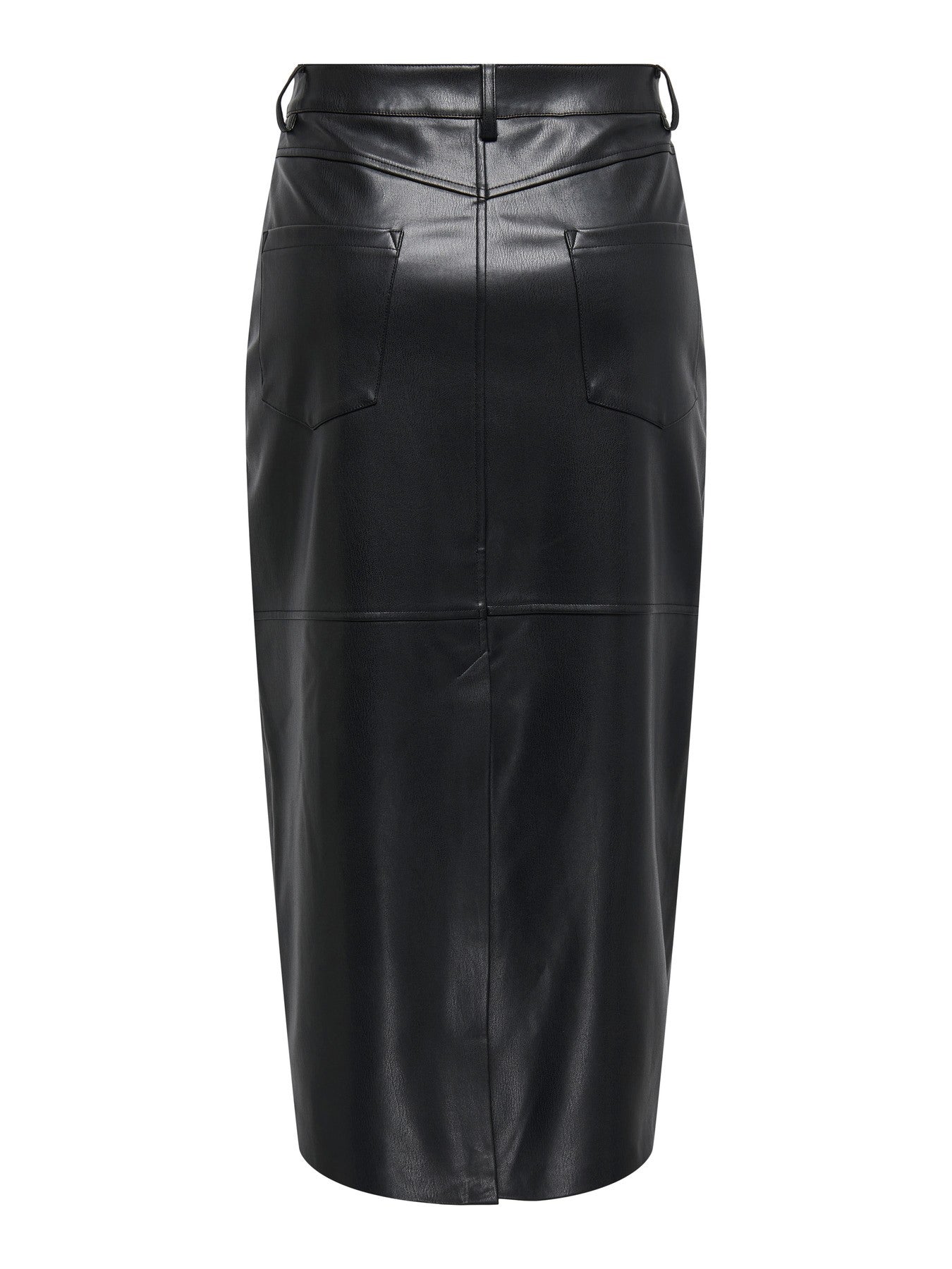 Falda polipiel 3/4 de Only