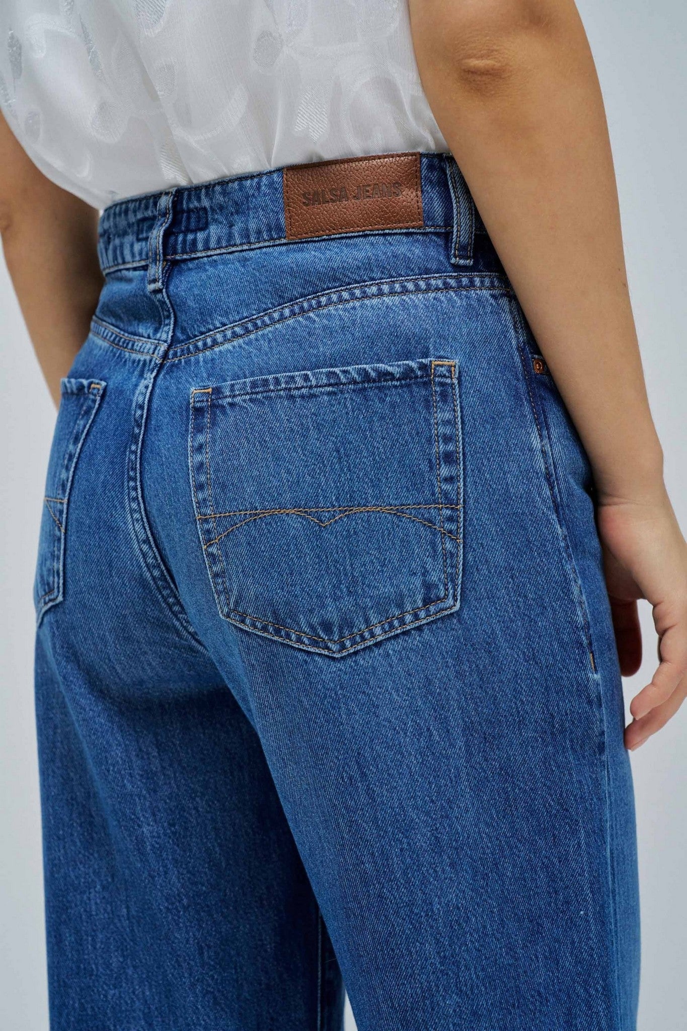Vaquero qide tiro alto de Salsa Jeans