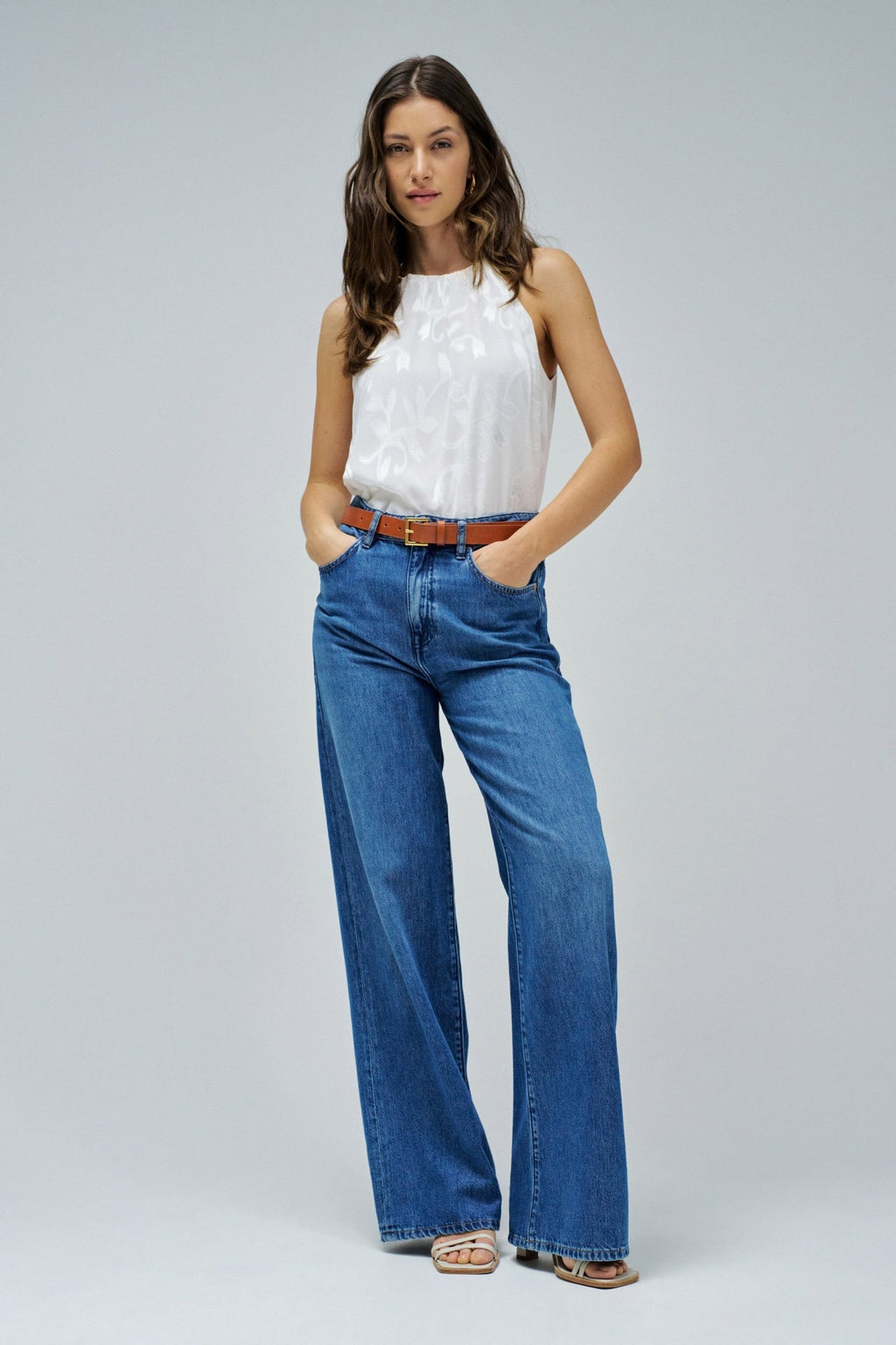 Vaquero qide tiro alto de Salsa Jeans